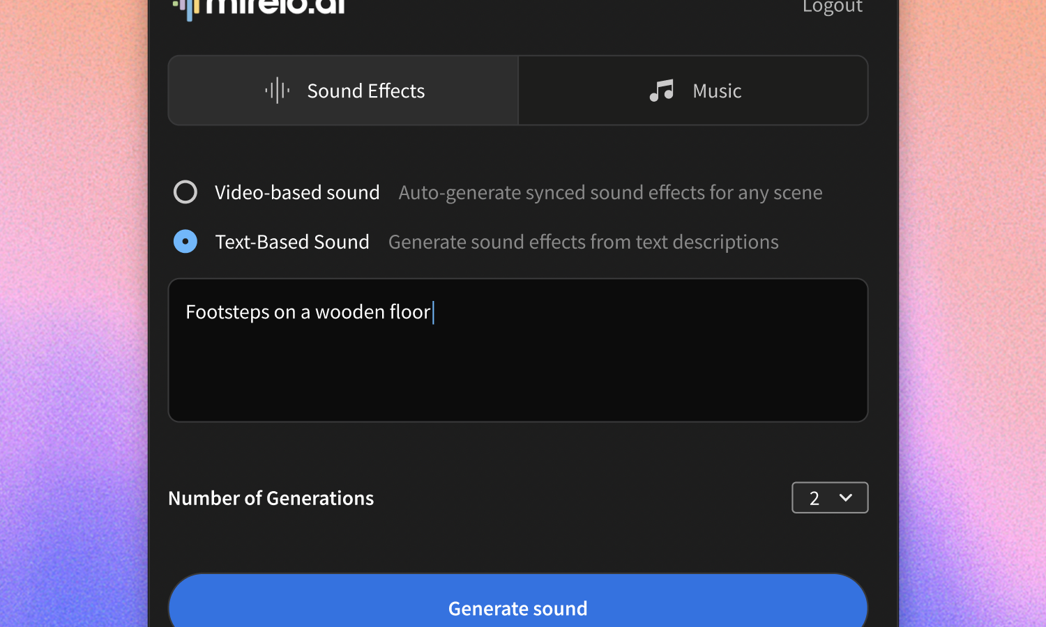 Describe it. Hear it.