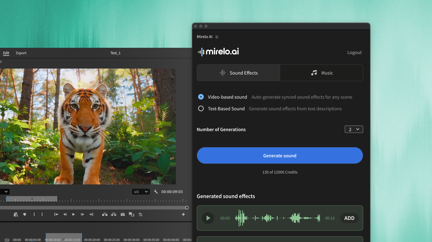 Scan your footage. Get the sound.